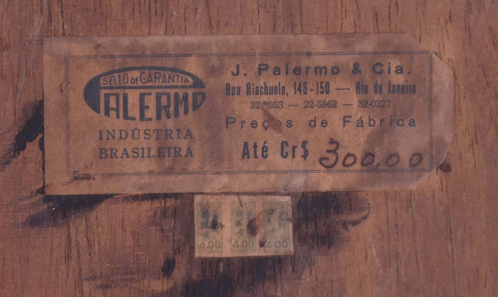 Espelho de cristal com moldura de madeira nobre. - foto 4 de 4