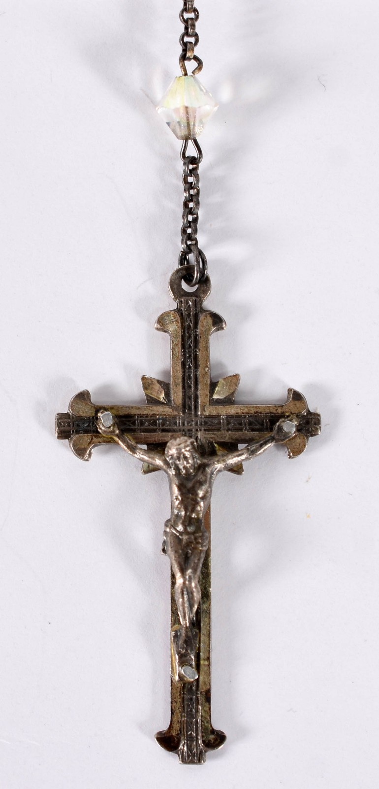 Terço de cristal com crucifixo (por motivos de segurança a peça não... - foto 3 de 5