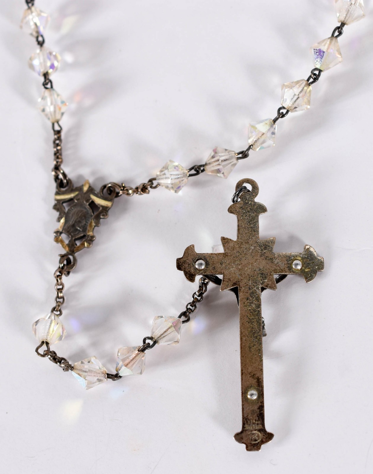 Terço de cristal com crucifixo (por motivos de segurança a peça não... - foto 4 de 5