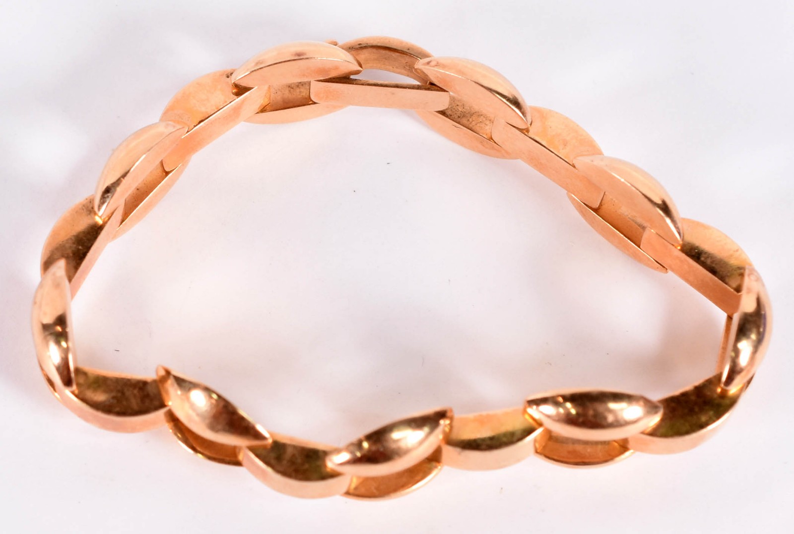 Pulseira de ouro 18 k (por motivos de segurança a peça não fica na... - foto 2 de 4