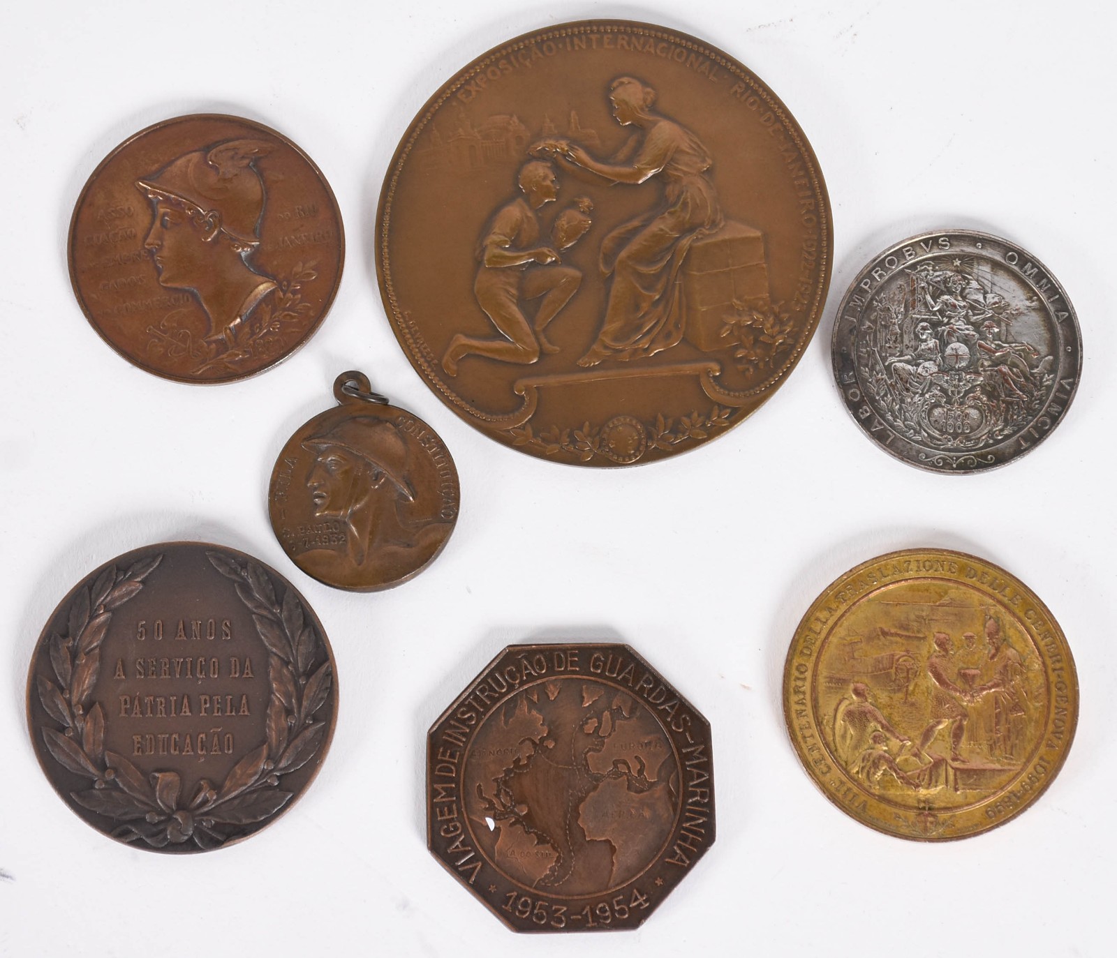 Sete medalhas diversas. - foto 1 de 3