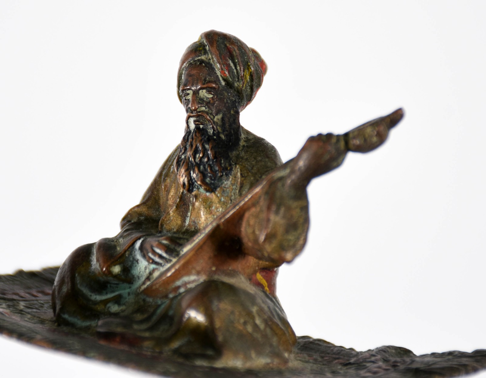 Estatueta de bronze austríaco representando beduíno - foto 5 de 5