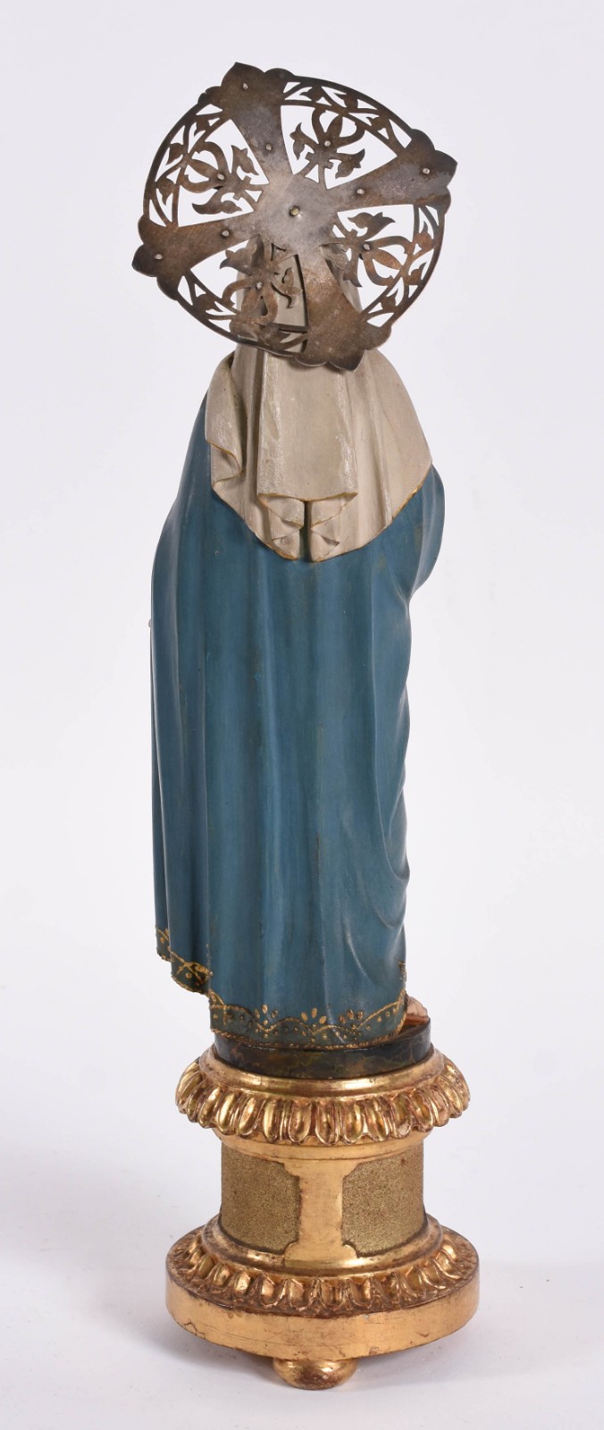 Nossa Senhora (Sagrado coração de Maria)- Belíssima imagem de madeira... - foto 4 de 5
