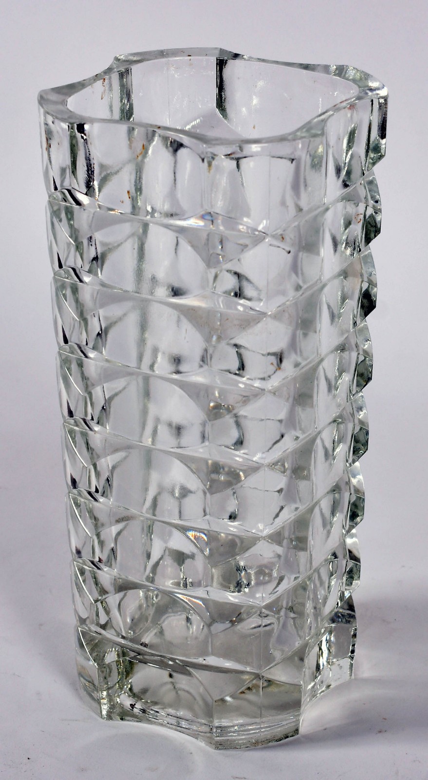 Vaso de cristal frances ART DECO. - foto 2 de 4