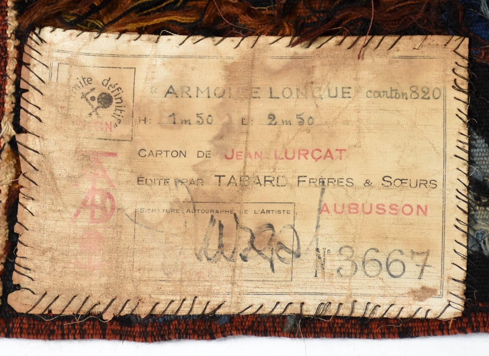 Jean Lurçat (1892-1966), Armoise longue - foto 4 de 4