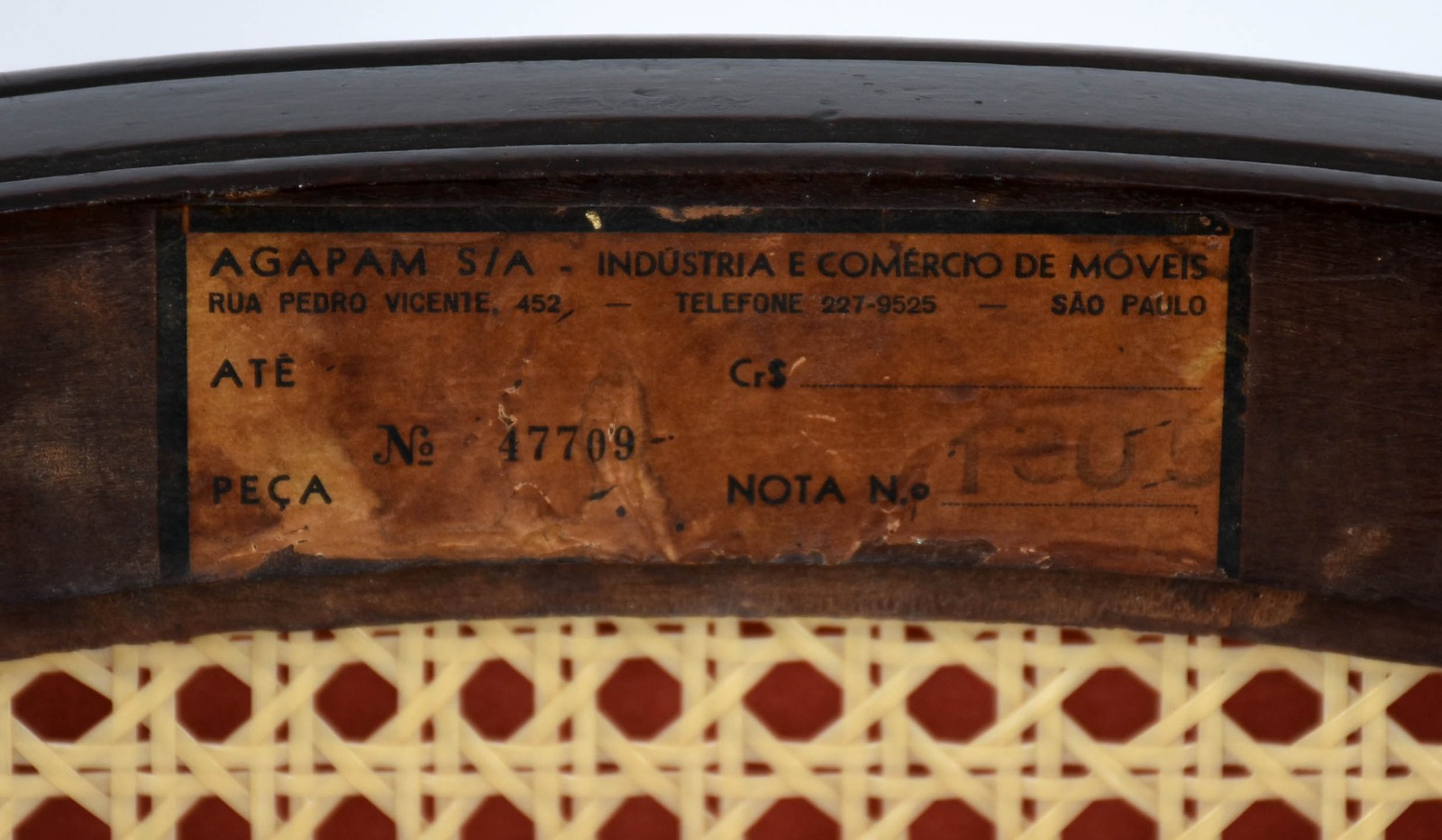 Cadeira de balanço de madeira nobre forrada com palhinha sintética... - foto 5 de 5