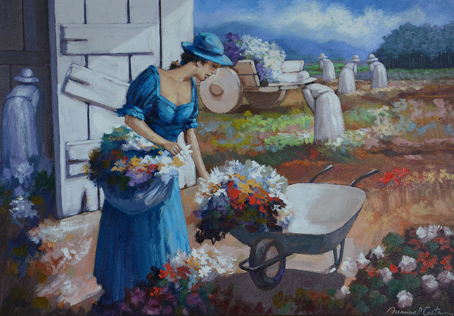MANOEL COSTA - Florista - ost - 70 X 100