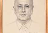Dimitri Ismailovitch (1892-1976), Retrato - Desenho- datado 1960.