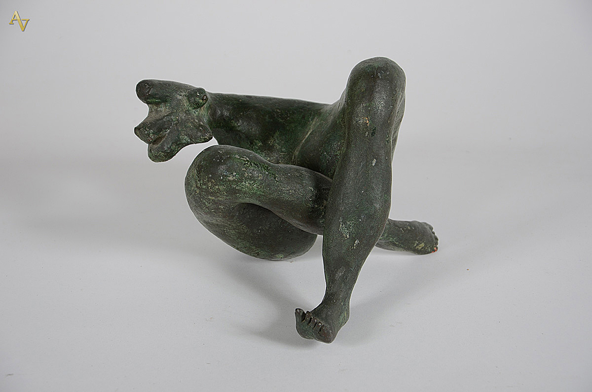 SONIA VON BRUSKY - Figura feminina - Escultura de bronze. (Foi capa... - foto 1 de 3