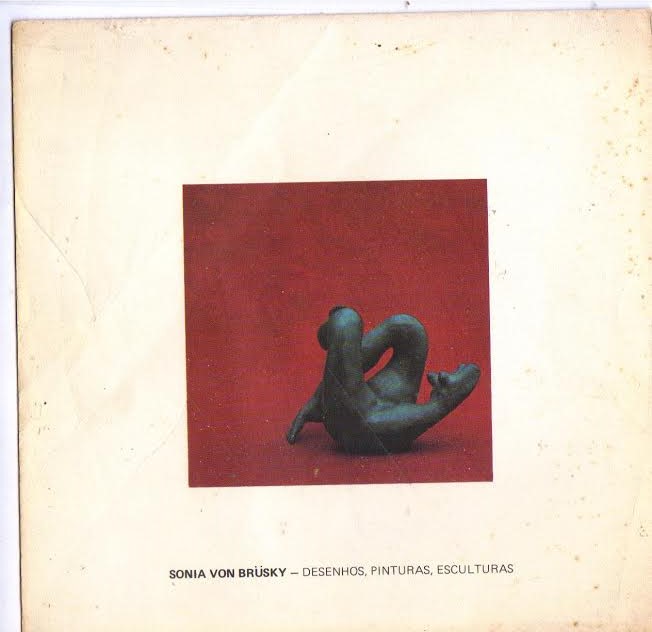 SONIA VON BRUSKY - Figura feminina - Escultura de bronze. (Foi capa... - foto 2 de 3