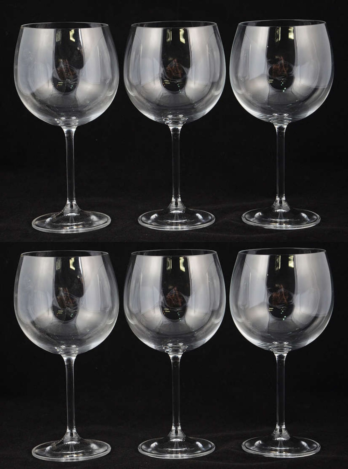 Seis taças de cristal para vinho feitio ballon, 570 ml. - foto 2 de 2