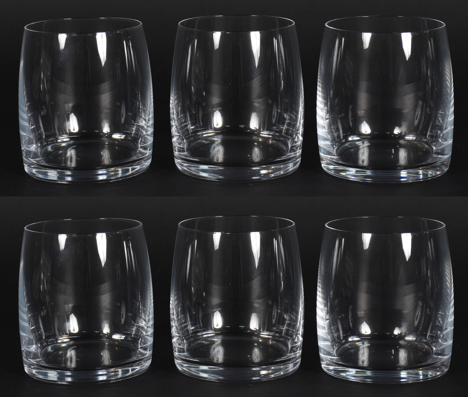 Seis copos de cristal para whisky, 280 ml. - foto 1 de 2