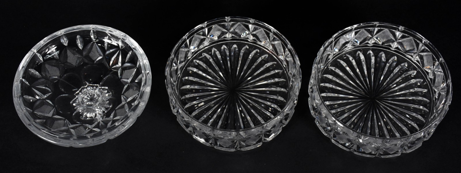 Diversas peças de cristal lapidado, sendo: prato para bolo, fruteira... - foto 5 de 6