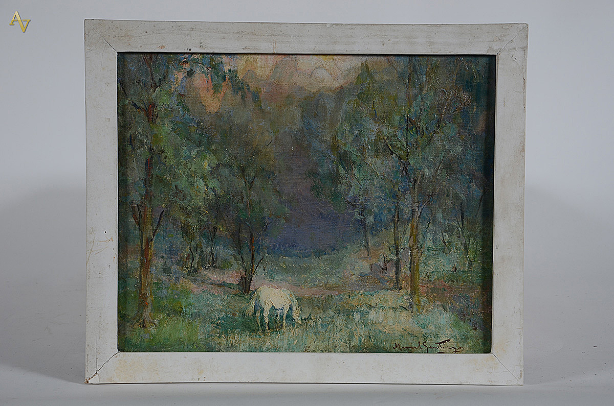 MANOEL SANTIAGO - Paisagem- osm - 31 x 39