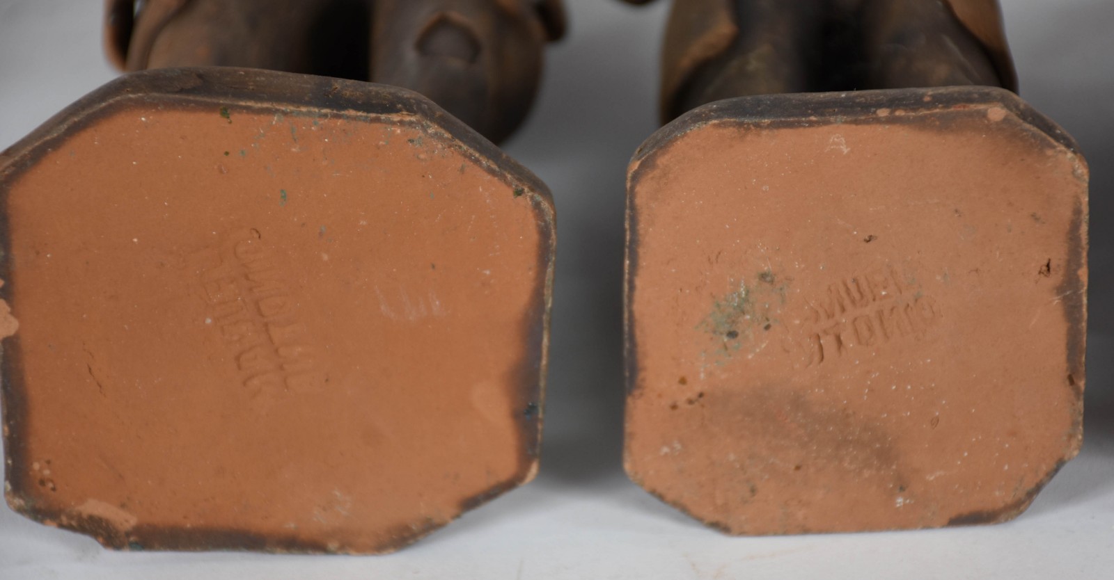 Cinco peças de barro Arte popular diversos, sendo: 2 figuras típicas... - foto 10 de 11