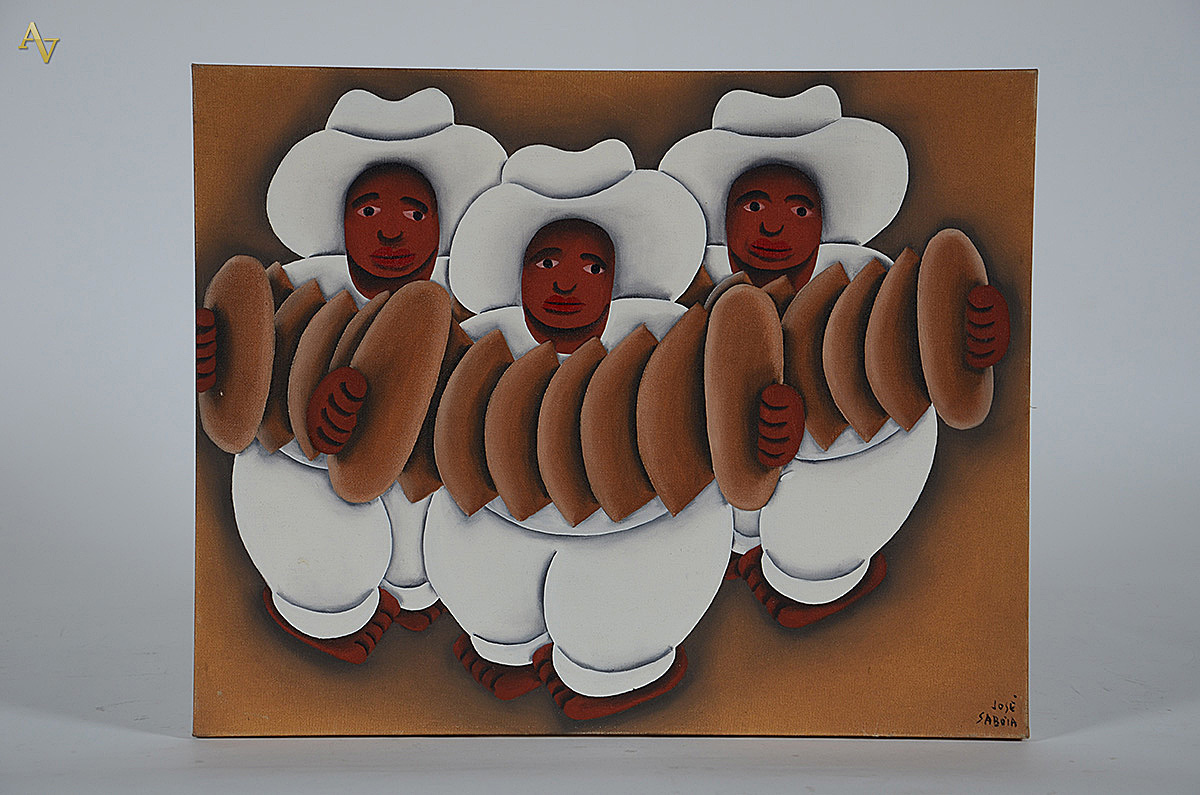 JOSÉ SABOIA - Figuras - ost - 50 x 40 (sem moldura)