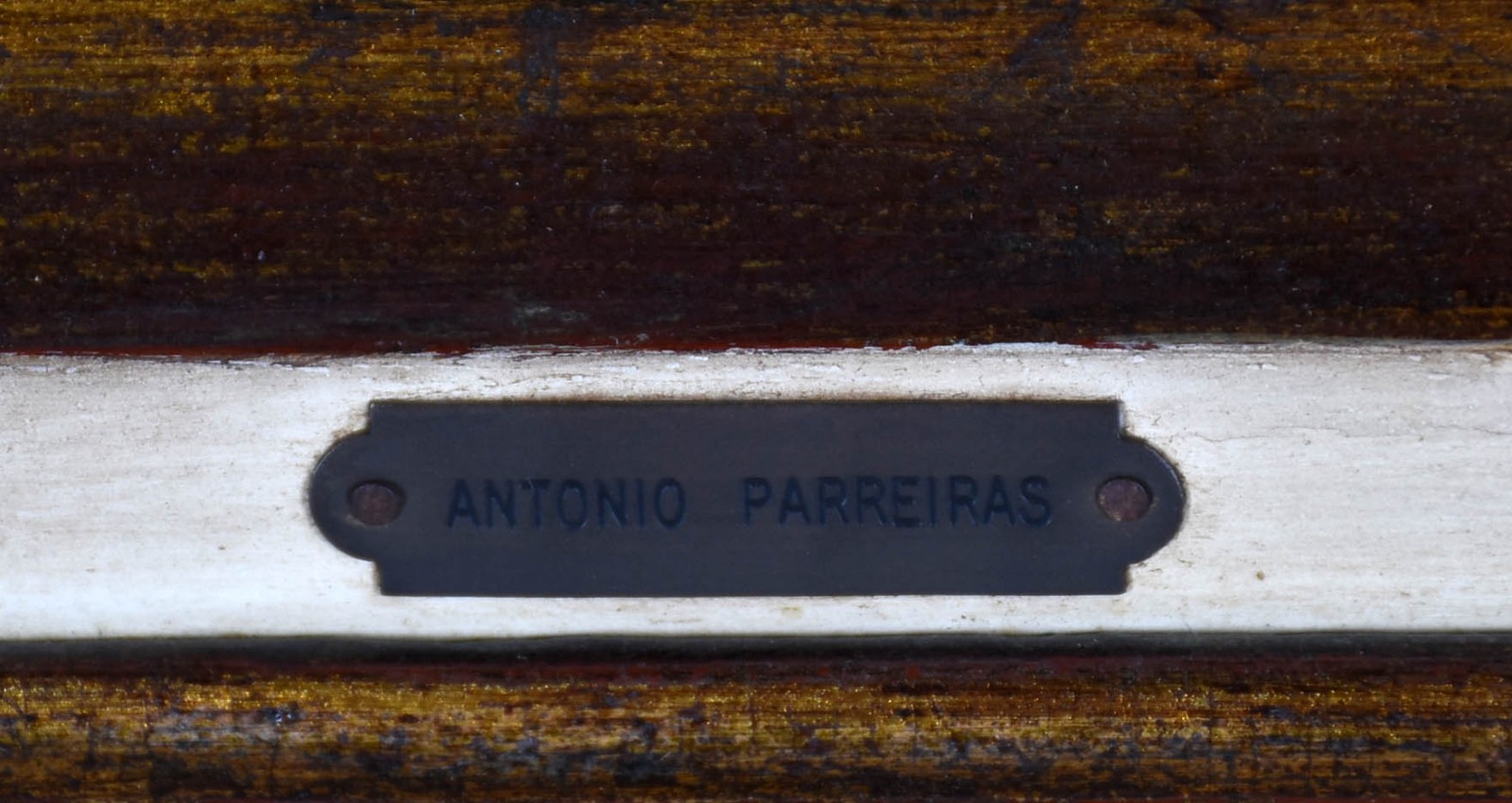 Antônio Parreiras (1860-1937), Paisagem com casa e figura - foto 4 de 5
