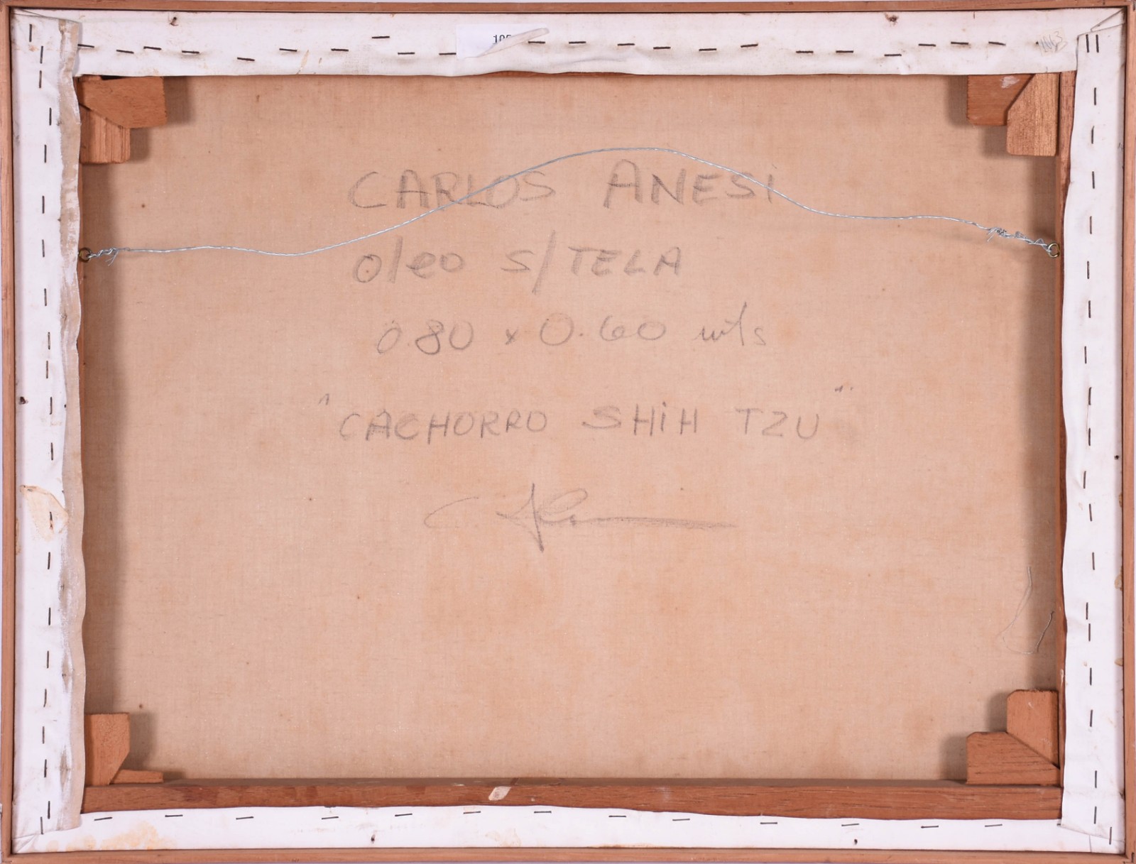 Carlos Anesi (1945-2010), Cachorro Shihtzu - foto 3 de 3