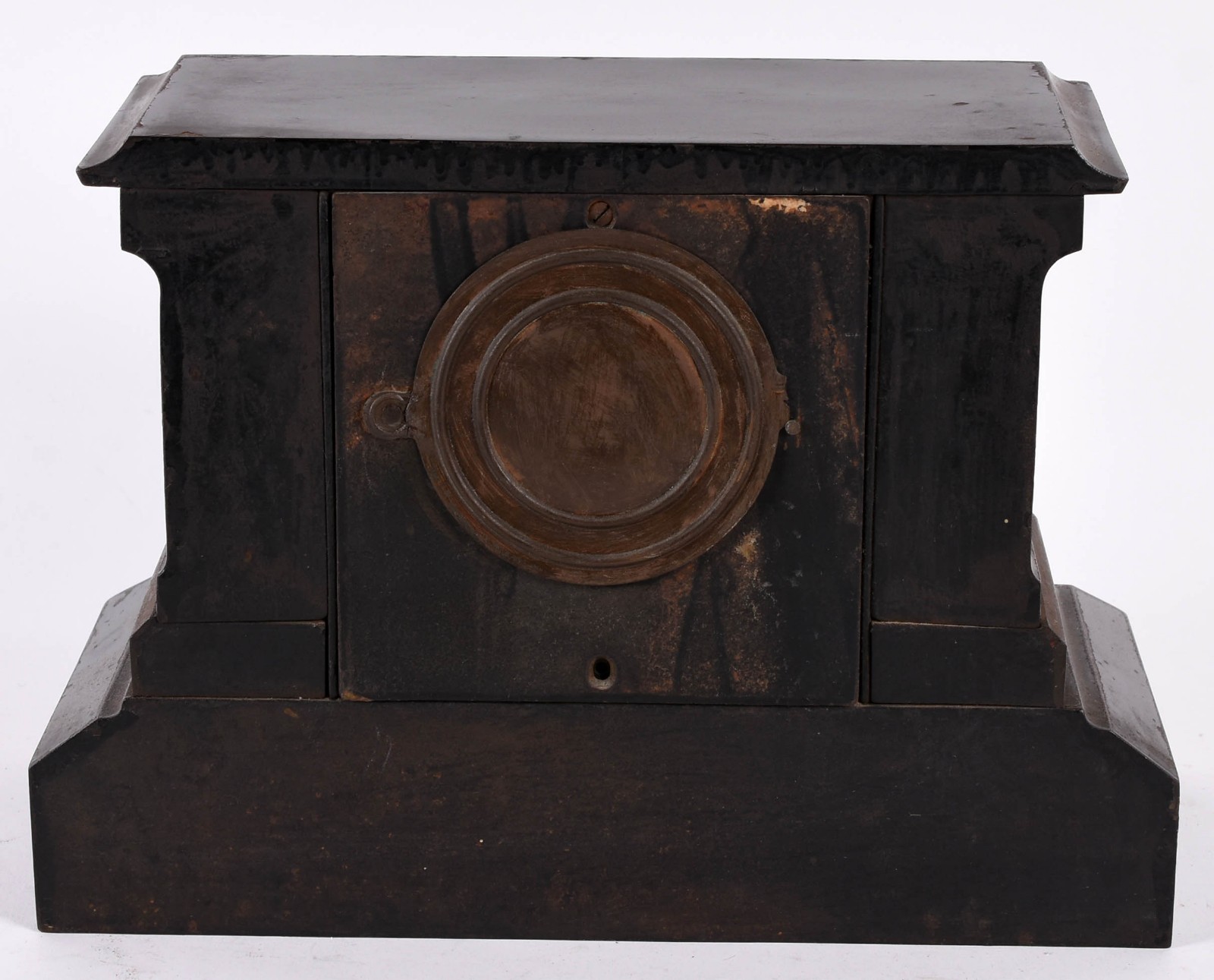 Relógio de mesa Ansonia caixa de metal (sem ponteiros e máquina... - foto 4 de 5