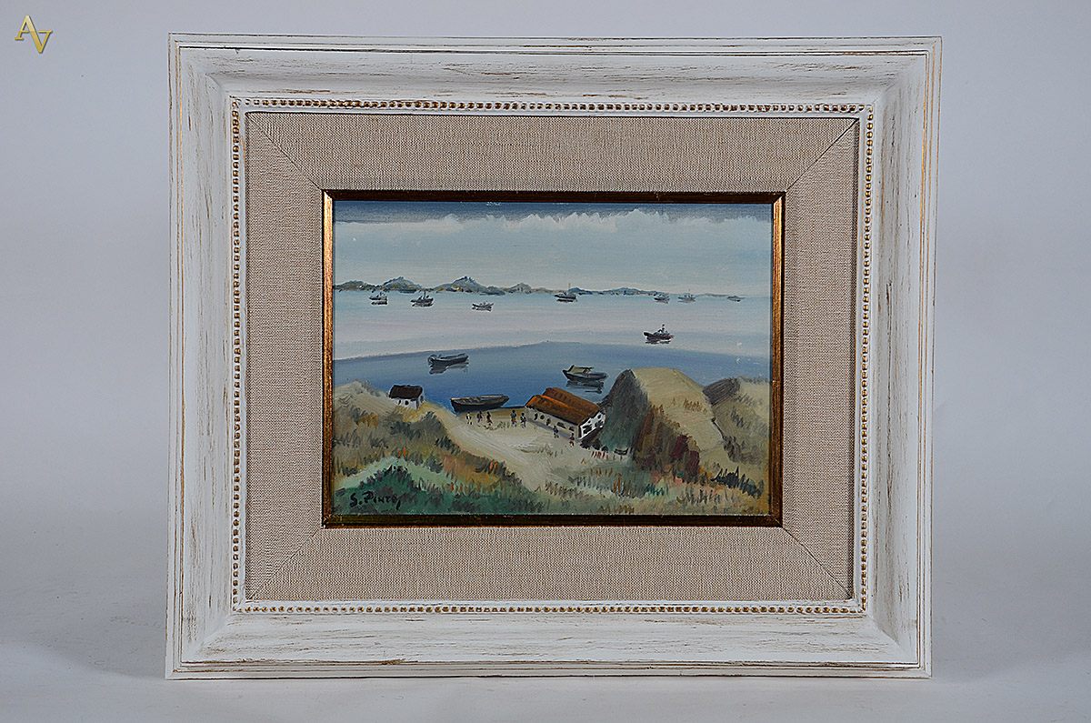 SYLVIO PINTO - Marinha - ost - 34 x 47 - 1985