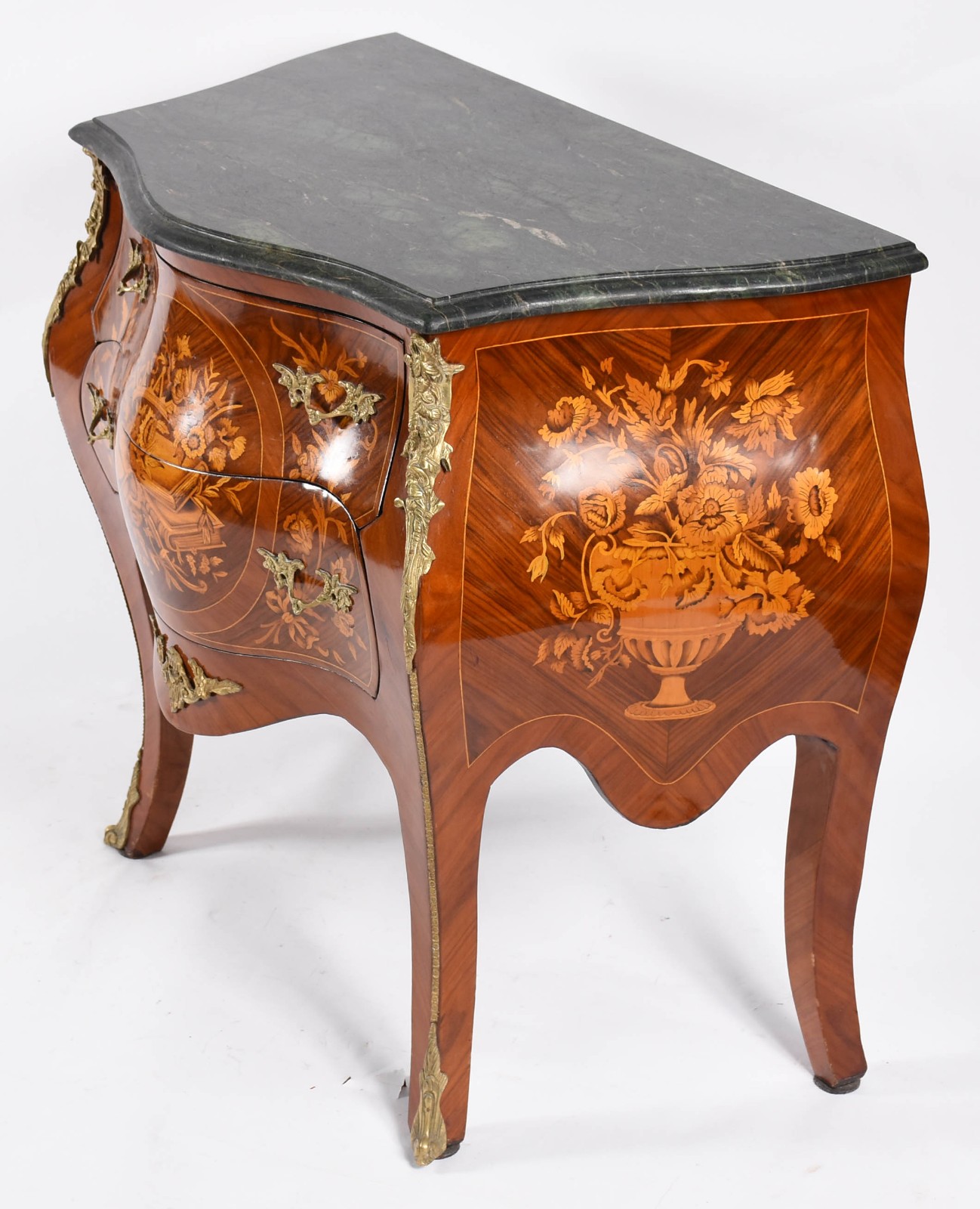 Comoda estilo francês com 2 gavetas, feitio bombe aplicações de... - foto 3 de 5