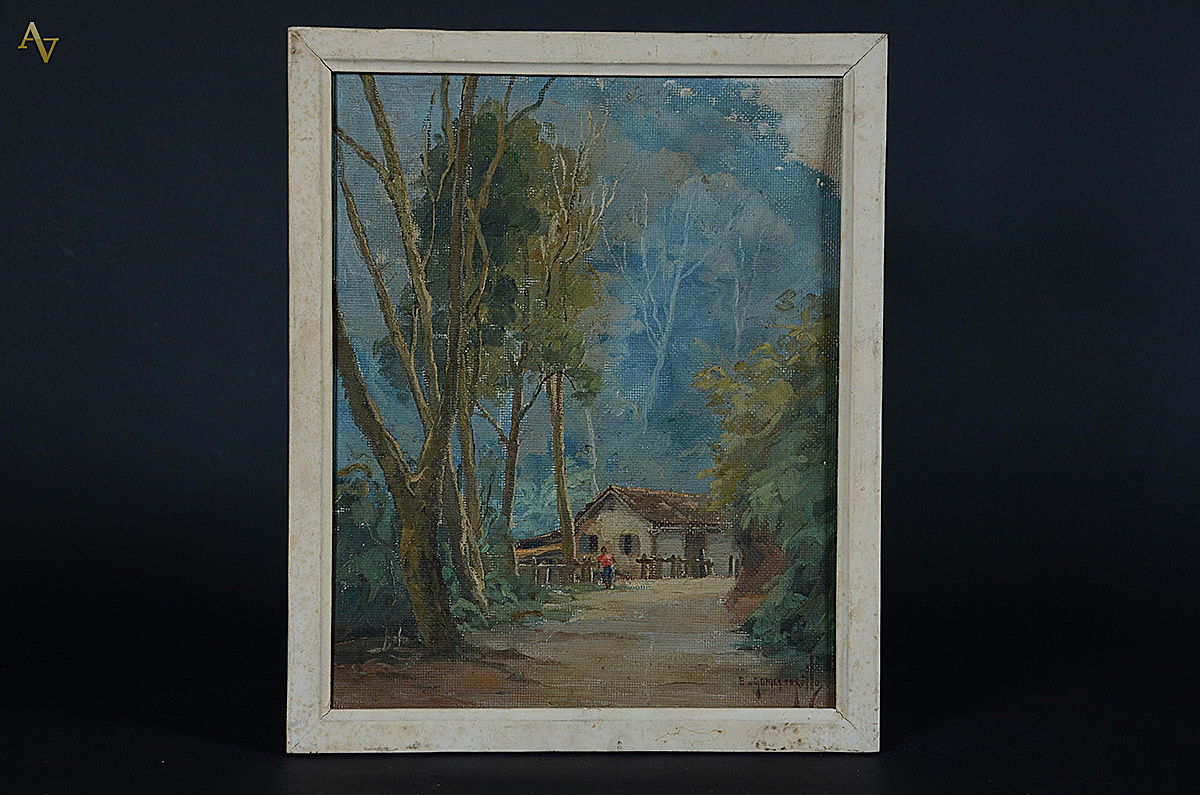 E. G. CAROLLO - Paisagem - ose - 40 x 32