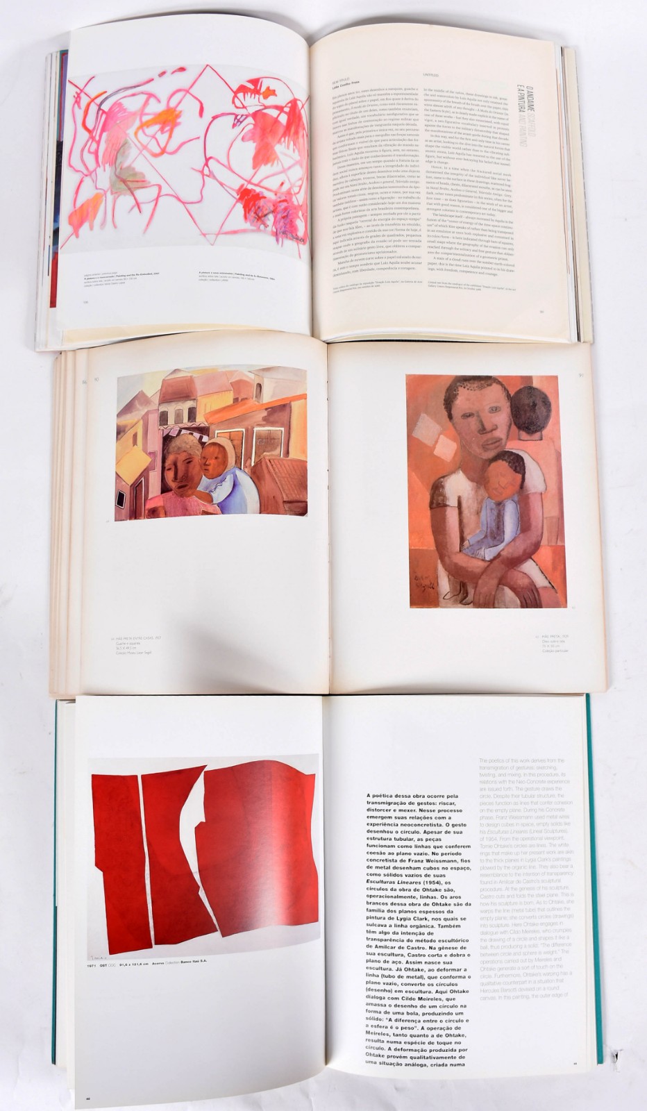 Três livros sendo, TOMIE OHTAKE, LUIZ AQUILA, SEGALL. - foto 5 de 5