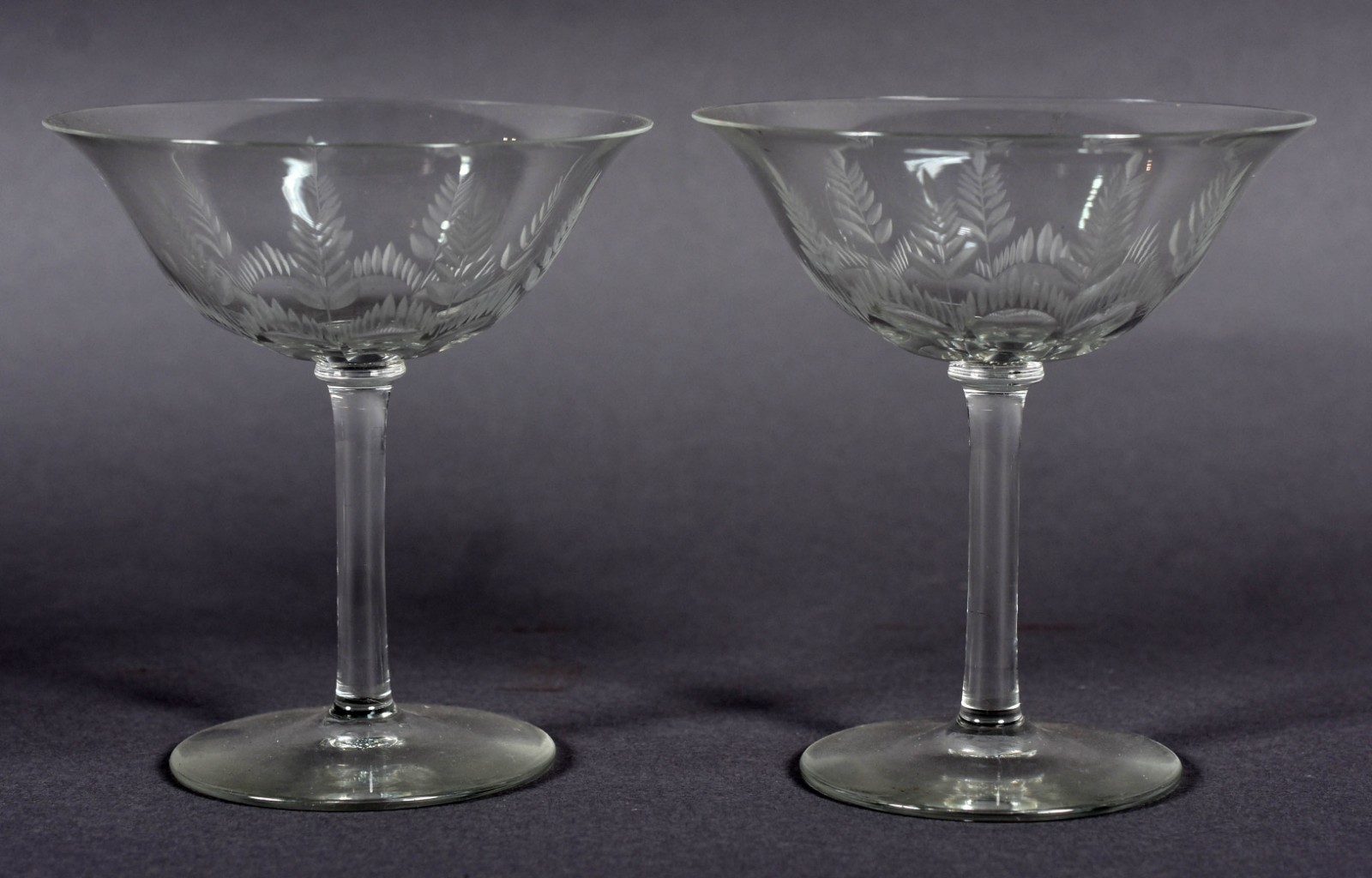 Onze taças de cristal lapidado para champagne. - foto 4 de 4