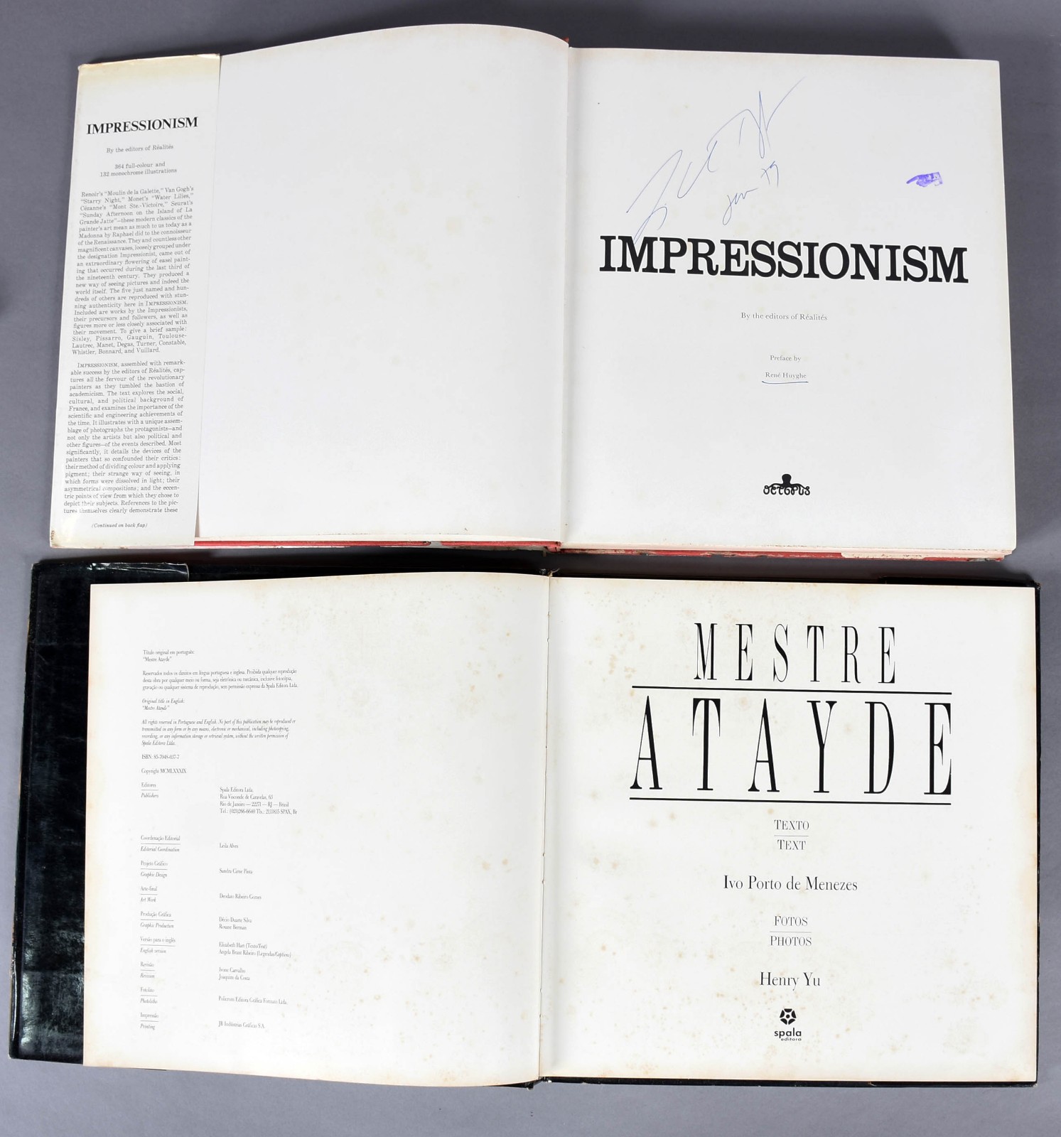 Dois Livros sendo, Mestre Ataide e Impressionism. - foto 2 de 8