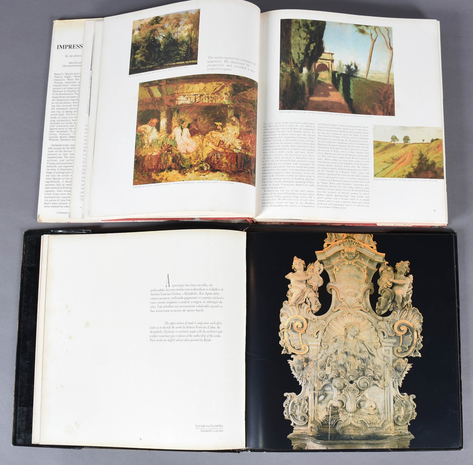 Dois Livros sendo, Mestre Ataide e Impressionism. - foto 4 de 8