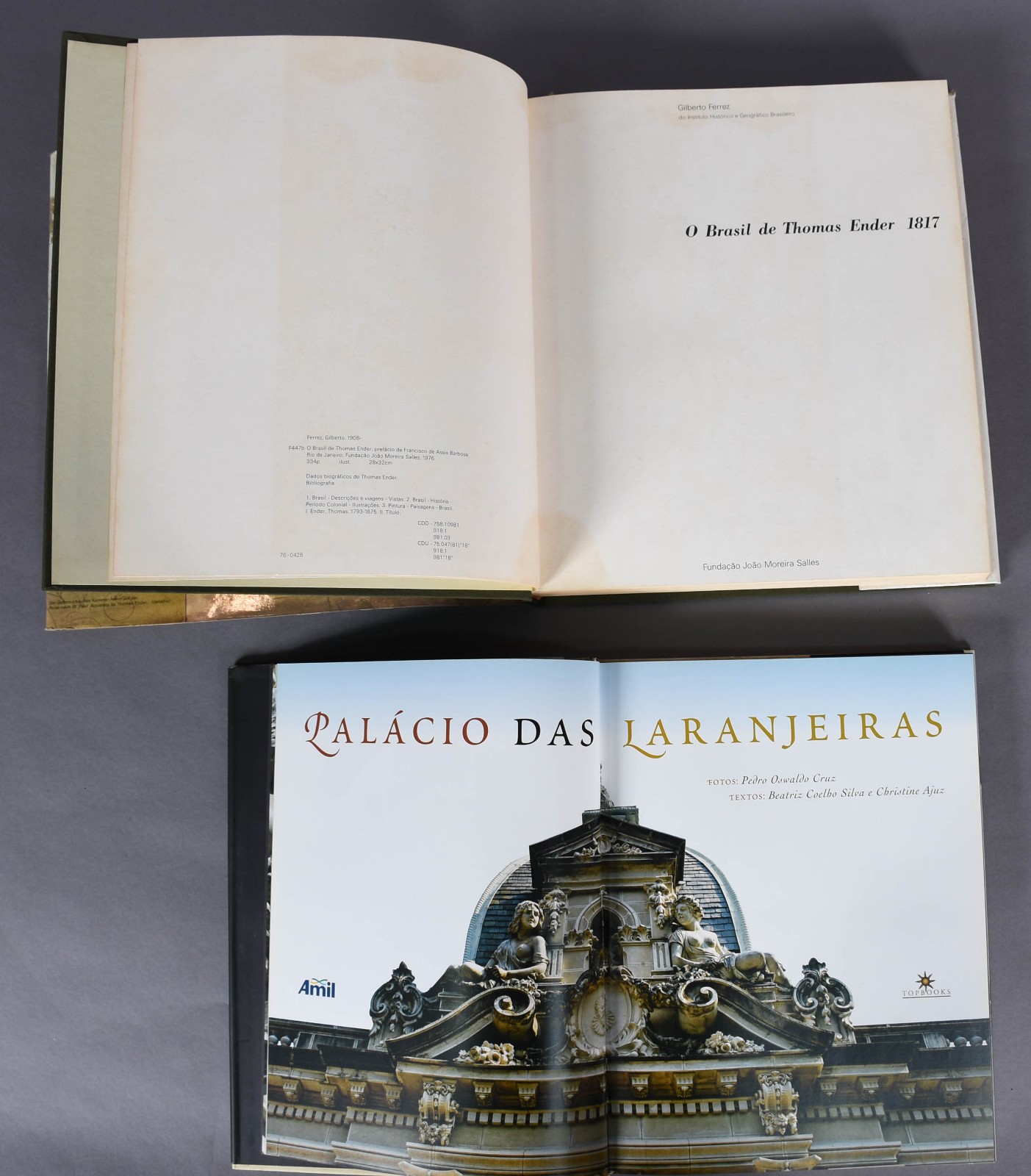 Dois livros sendo, O BRASIL DE THOMAS ENDER 1817 por Gilberto Ferrez... - foto 2 de 6