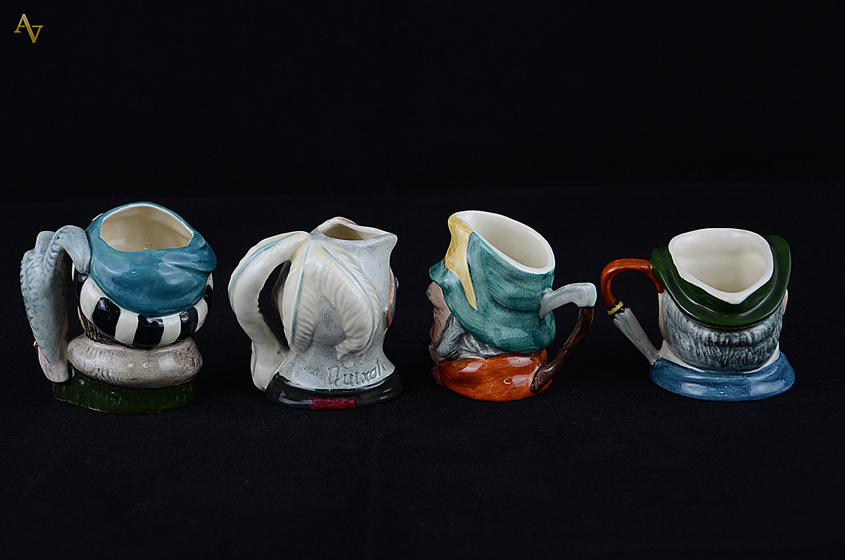 Quatro canecas de porcelana inglesa Royal Doulton. Alturas de 5 cm à... - foto 2 de 2