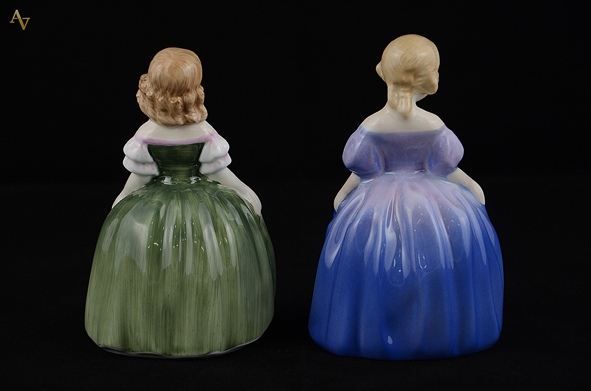 Duas estatuetas de porcelana inglesa Royal Doulton representando... - foto 2 de 4