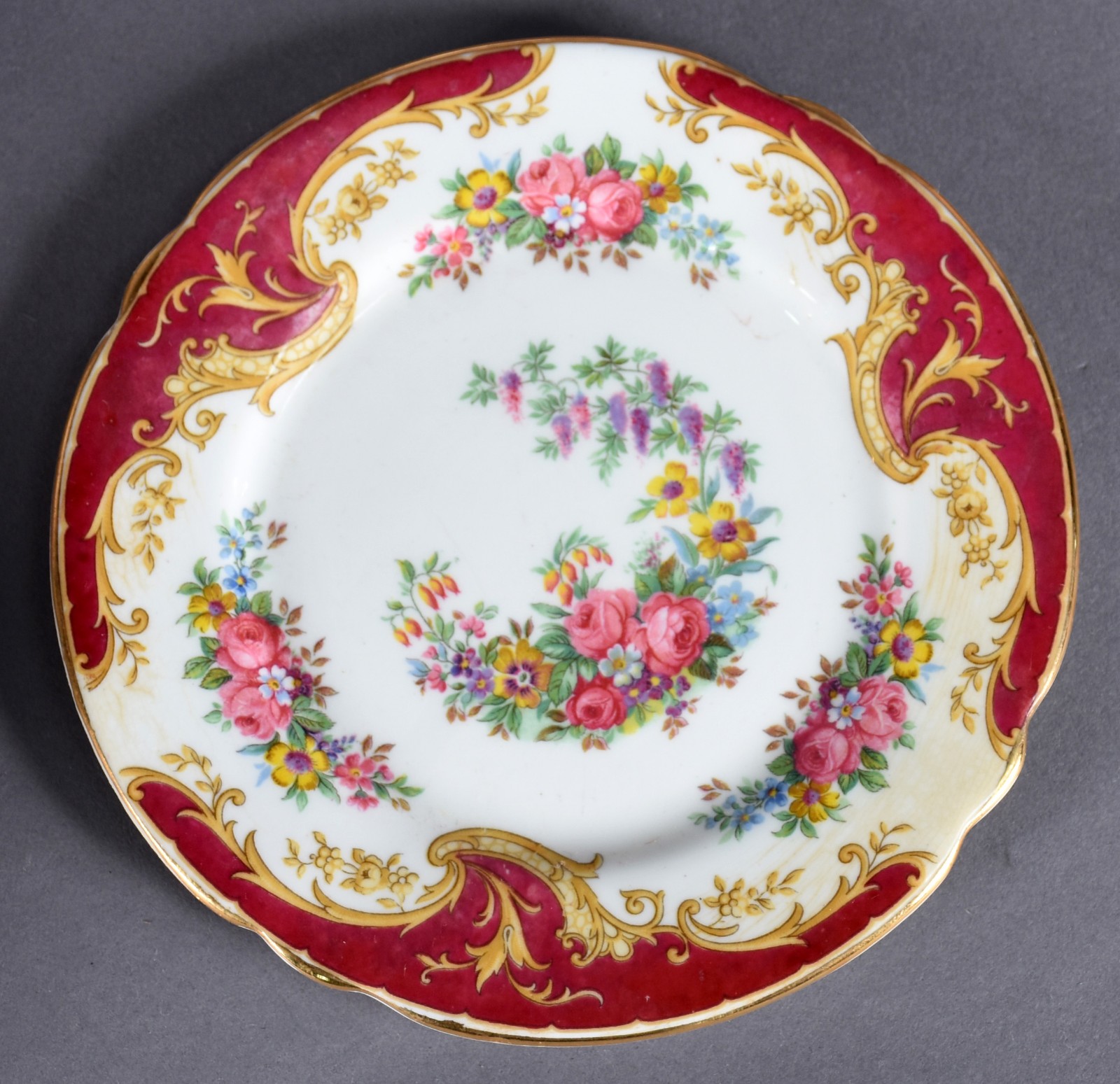 Serviço de chá e café de porcelana inglesa TUSCAN, ricamente decorada... - foto 3 de 6
