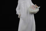 Estatueta de porcelana espanhola NAO, Lladro - ... - Estatueta de porcelana espanhola NAO, Lladro - Altura 21 cm.