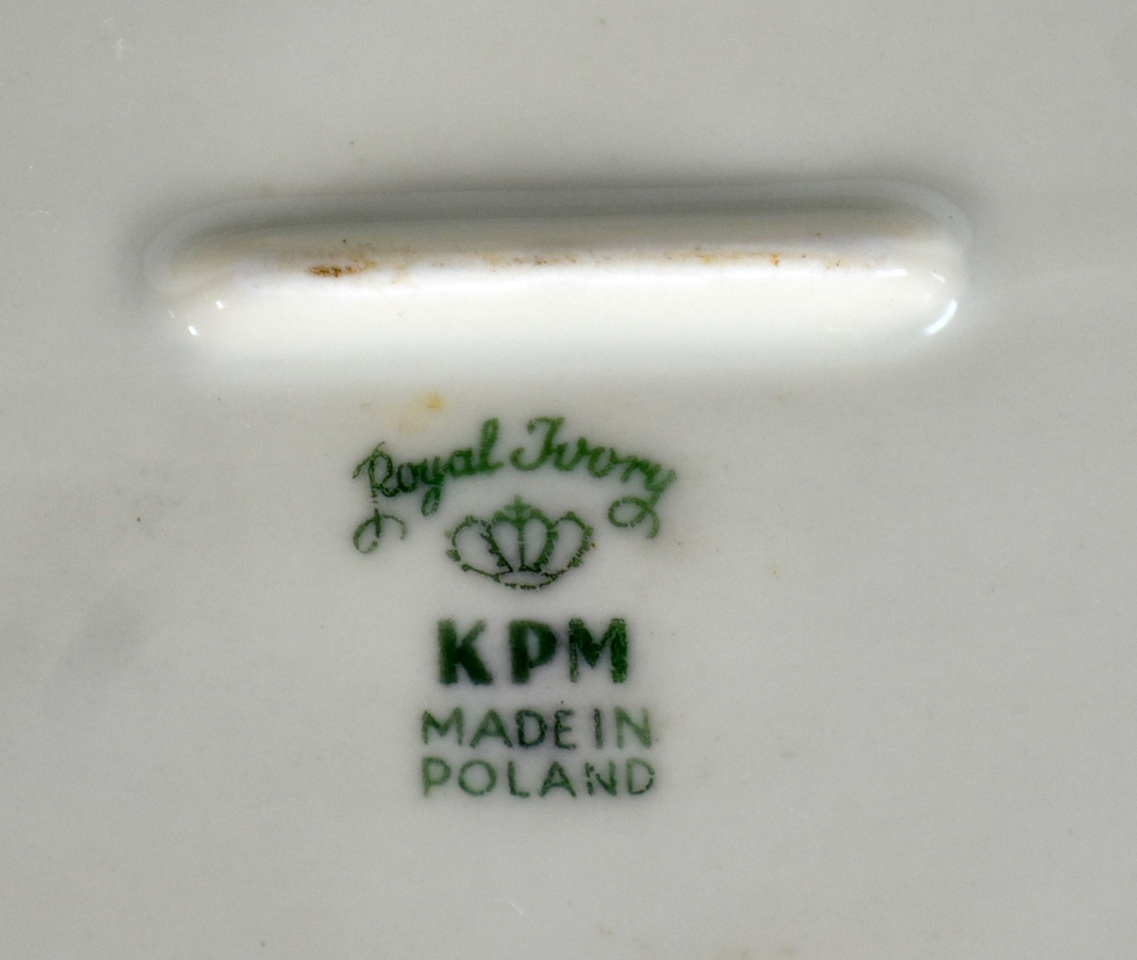 Aparelho de chá, café e jantar de porcelana KPM bege com frisos... - foto 9 de 9