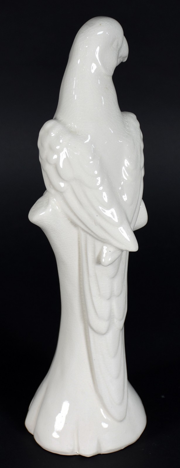 Estatueta de porcelana representando pássaro branco. - foto 3 de 4