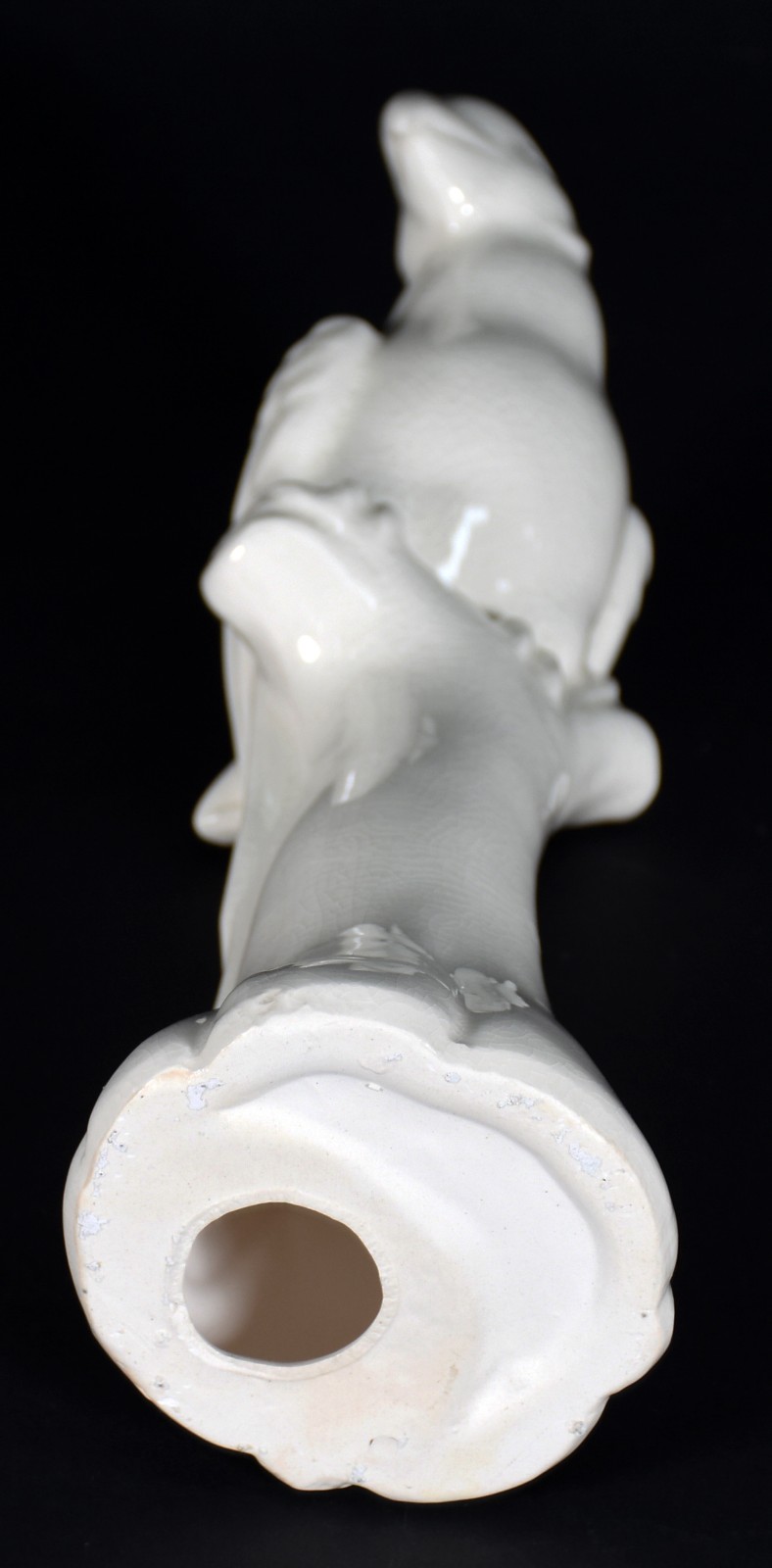 Estatueta de porcelana representando pássaro branco. - foto 4 de 4