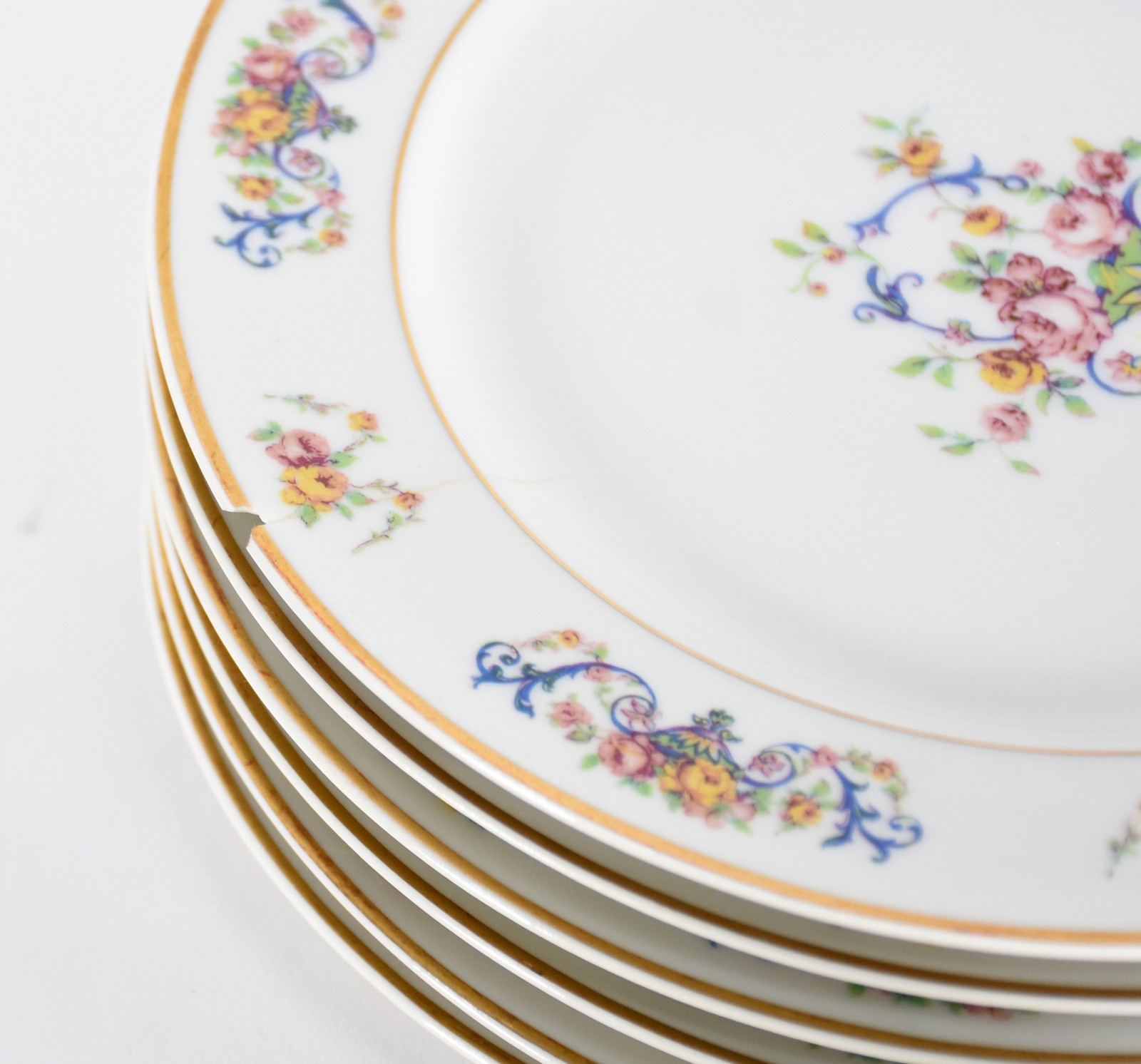 Aparelho de chá de porcelana francesa Limoges composto de: Cinco... - foto 7 de 7