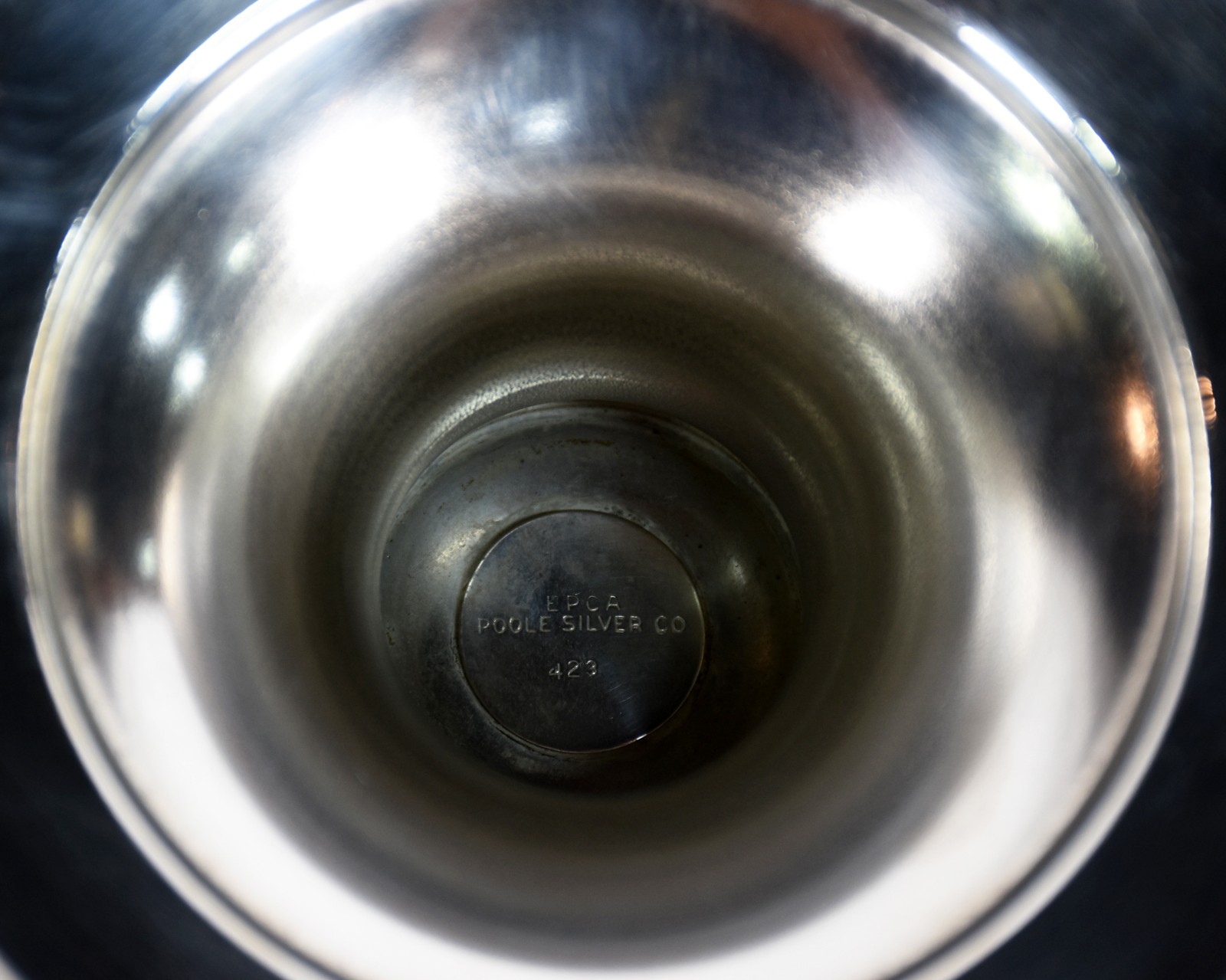 Wine cooler de metal prateado (com desgastes). - foto 4 de 4