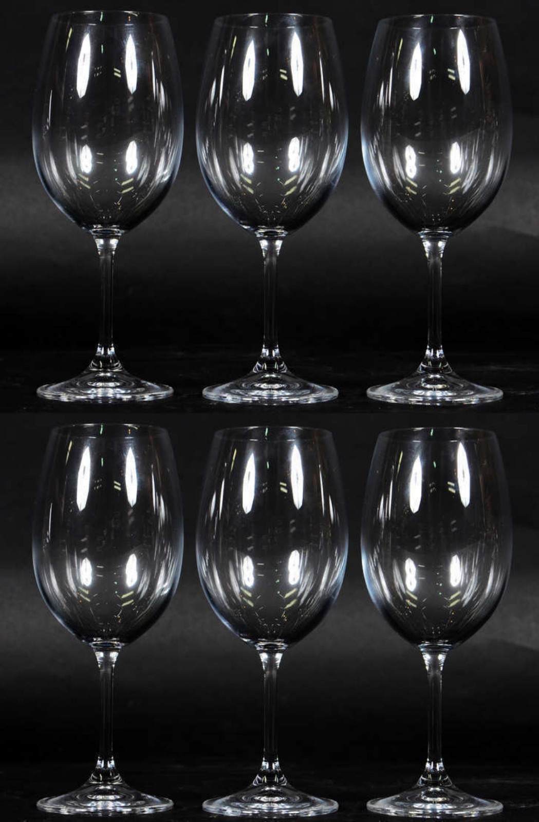 Seis taças de cristal para vinho tinto, 340 ml. - foto 2 de 2