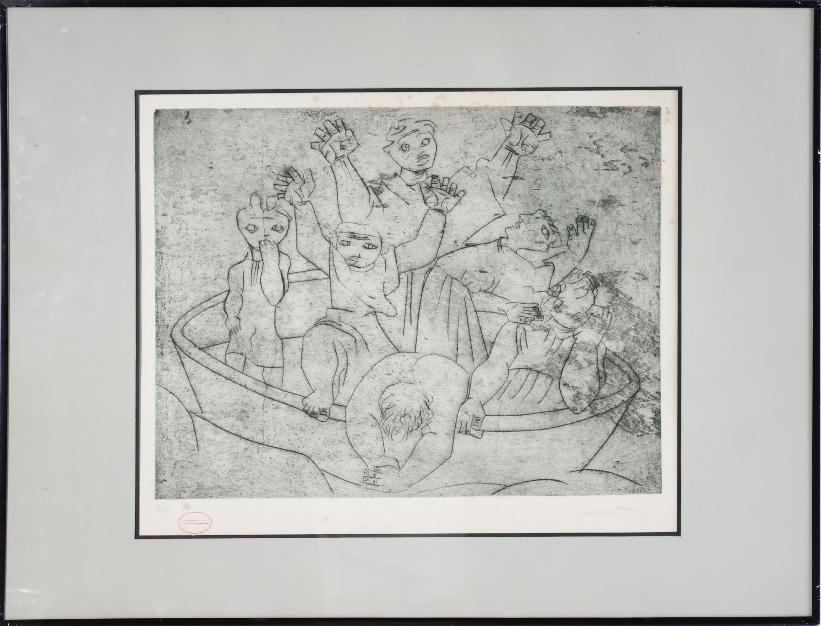 Cândido Portinari (1903-1962), A Barca - foto 2 de 7