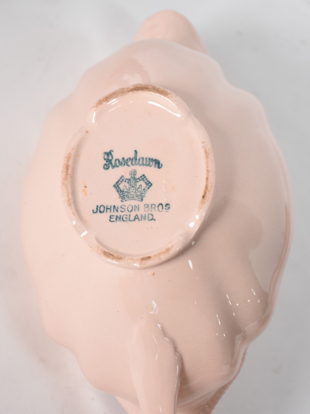 Aparelho de jantar de porcelana inglesa na cor rosa composto de... - foto 4 de 4