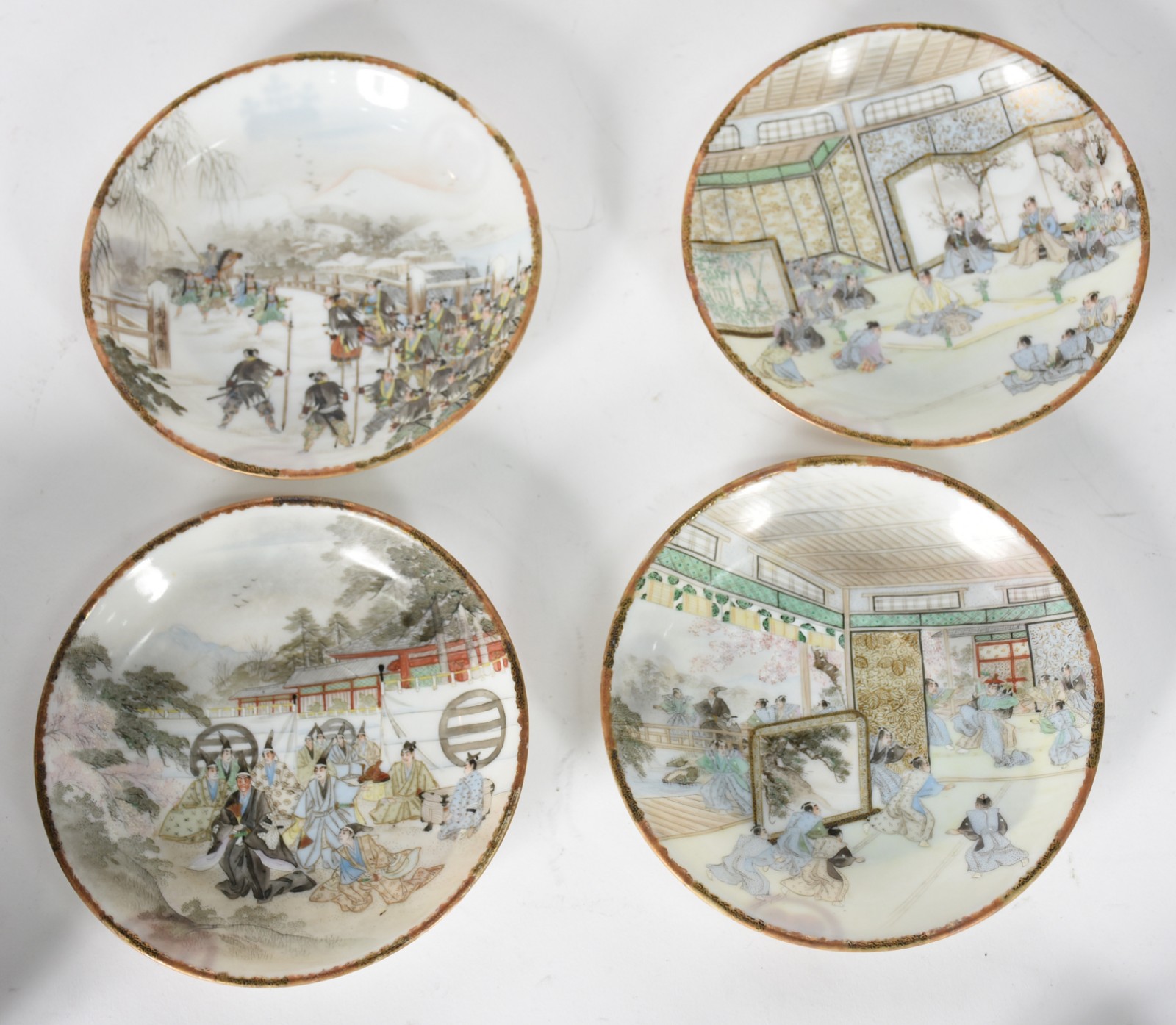 Diversas peças, sendo: Aparelho de porcelana oriental para chá... - foto 7 de 8
