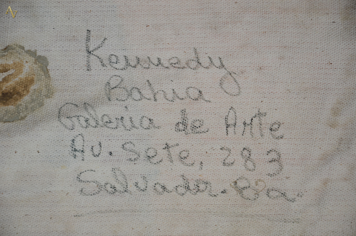KENNEDY BAHIA (1929 / 2005) - Tapeçaria representando Baianas e... - foto 3 de 3