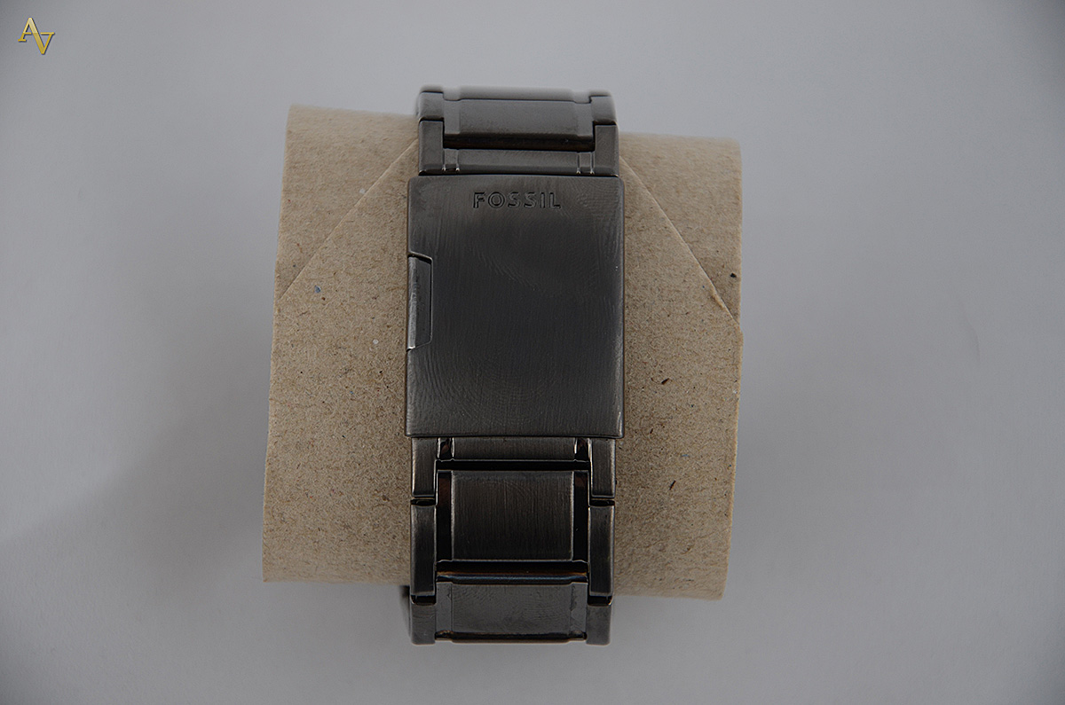 Relógio masculino de aço, marca FOSSIL, no estojo. - foto 2 de 2