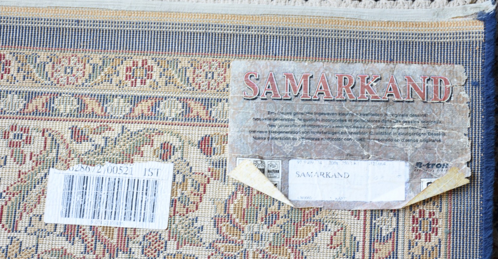 Tapete feito a máquina Samarkand. - foto 3 de 3