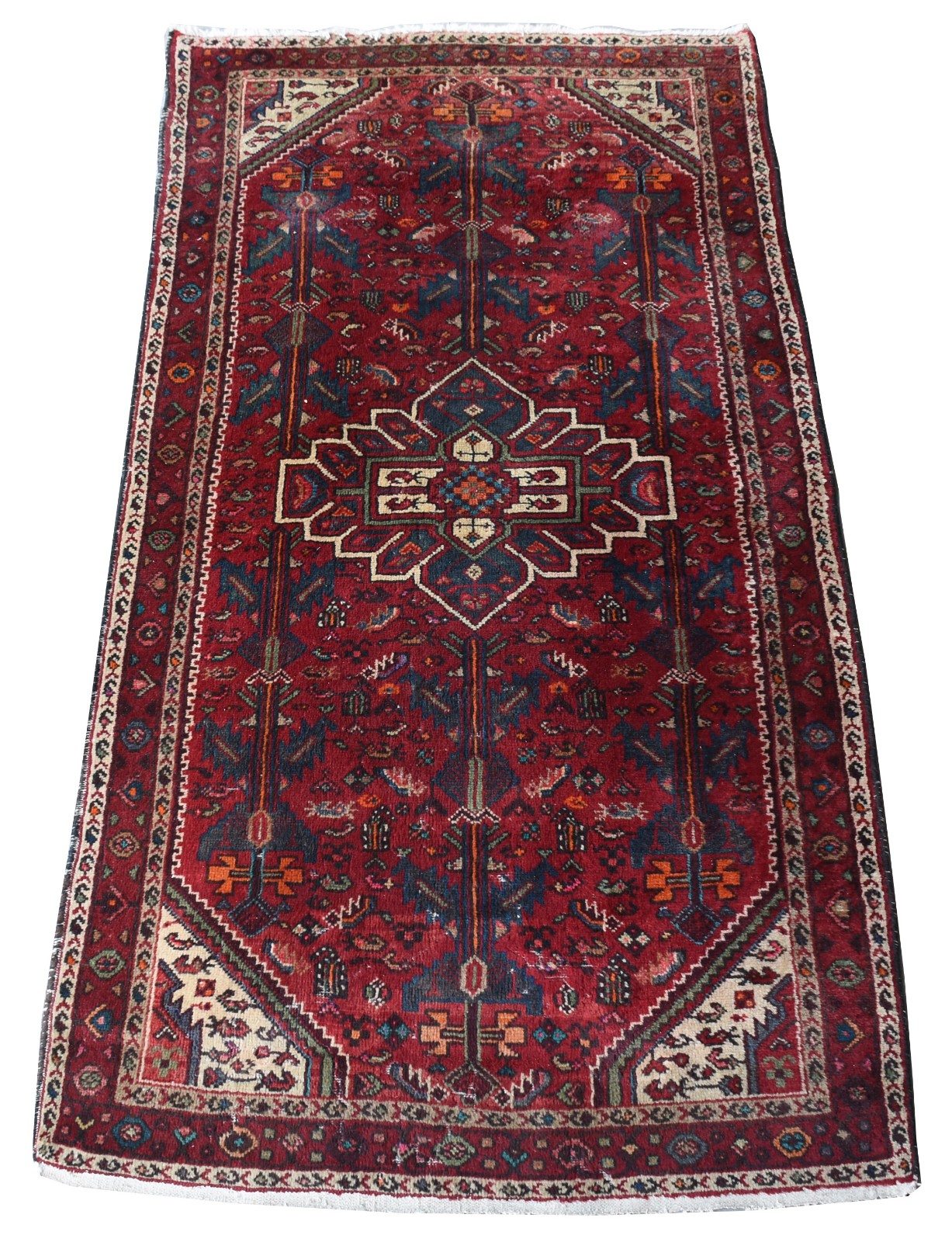 Tapete tabriz (com partes rapé). - foto 1 de 4