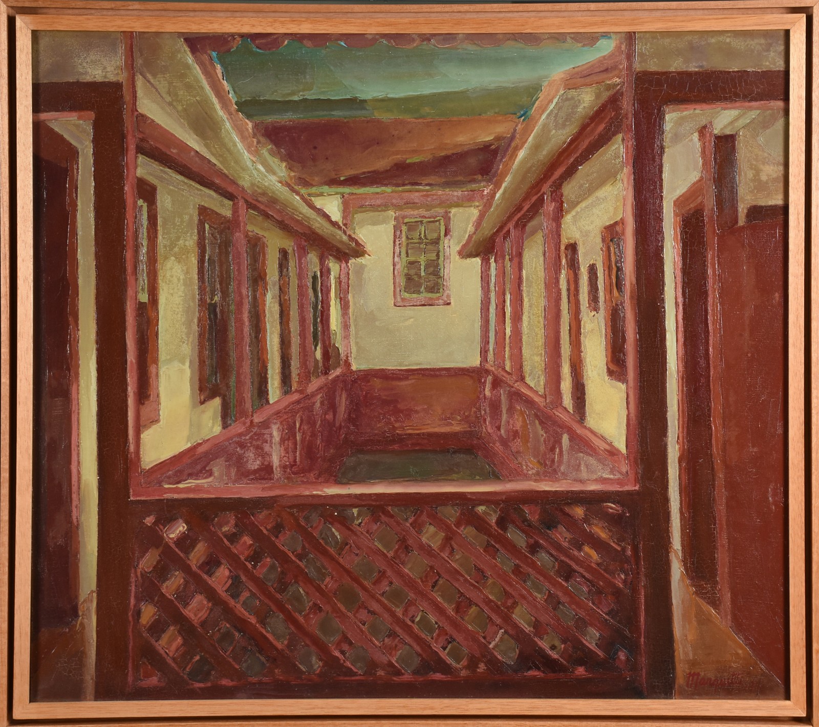 Ivan Marquetti (1941-2004), Pátio Interno da Biblioteca de Diamantina - 1970 - foto 2 de 4