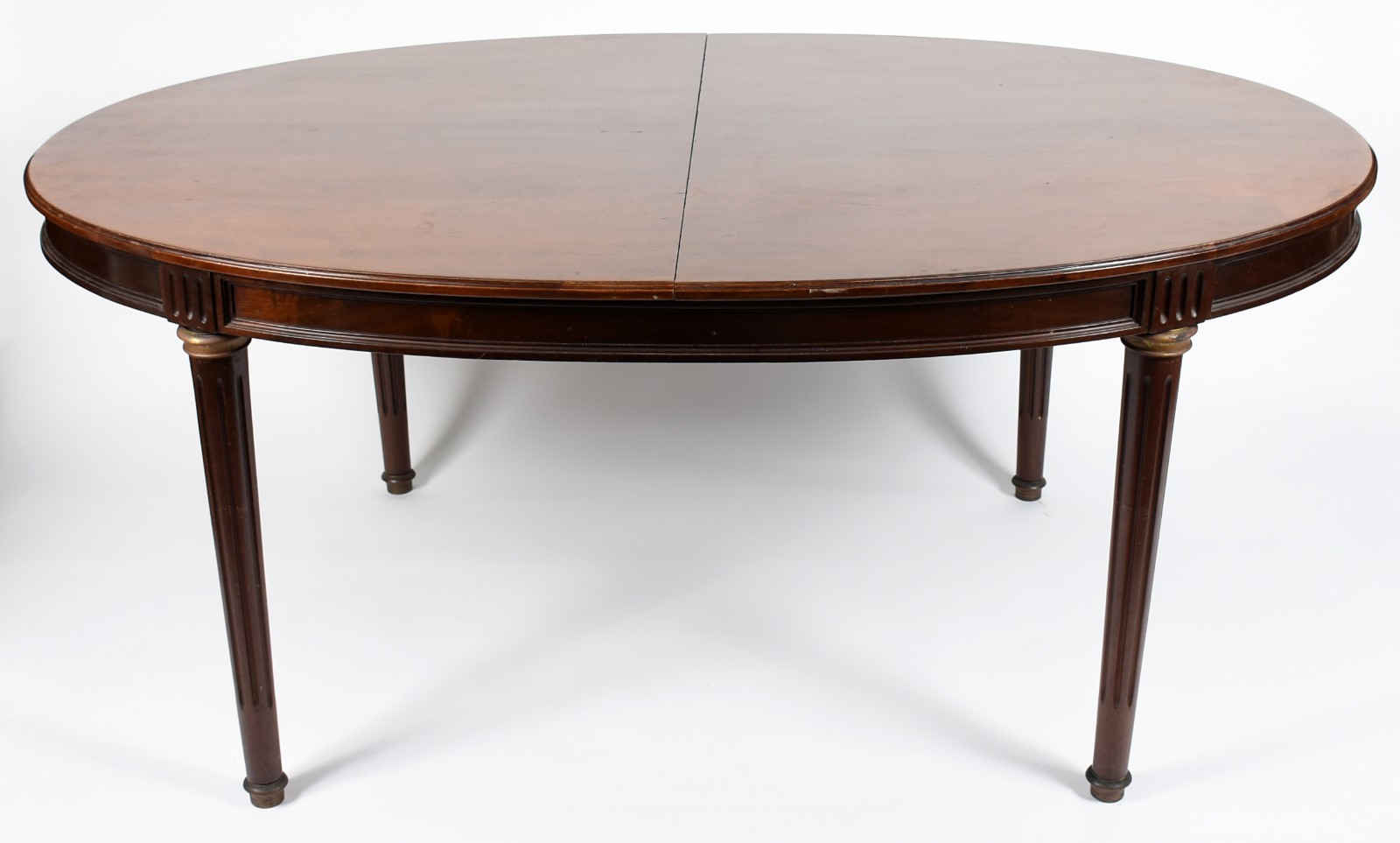 Mesa de jantar de madeira nobre, com tábua extensora de 50 cm, pernas... - foto 2 de 4
